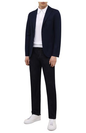 Мужские джинсы CANALI темно-синего цвета по цене 22700 руб., арт. 91700/PD01033 | Фото 2 Мужские джинсы CANALI темно-синего цвета, арт. 91700/PD01033 | Фото 2