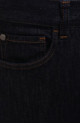 Мужские джинсы CANALI темно-синего цвета, арт. 91700/PD01033 | Фото 5 (Силуэт М (брюки): Прямые; Кросс-КТ: Деним; Длина (брюки, джинсы): Стандартные; Материал внешний: Хлопок; Стили: Кэжуэл)