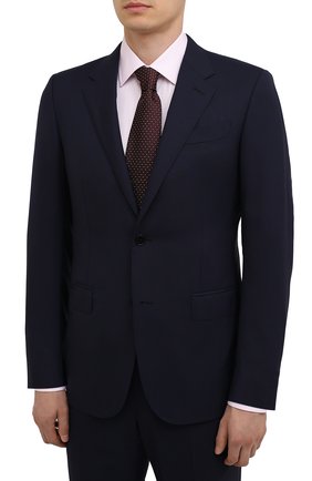 Мужской шерстяной костюм ERMENEGILDO ZEGNA темно-синего цвета по цене 280500 руб., арт. 212599/221225 | Фото 2 Мужской шерстяной костюм ERMENEGILDO ZEGNA темно-синего цвета, арт. 212599/221225 | Фото 2