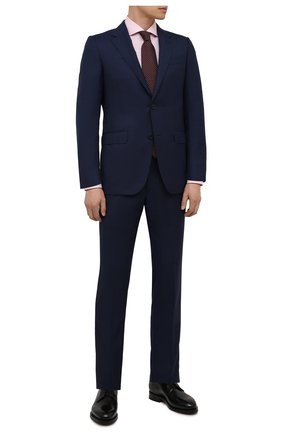 Мужской шерстяной костюм ERMENEGILDO ZEGNA темно-синего цвета по цене 197000 руб., арт. 222034/221225 | Фото 1 Мужской шерстяной костюм ERMENEGILDO ZEGNA темно-синего цвета, арт. 222034/221225 | Фото 1