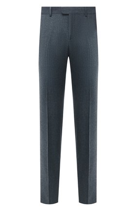 Мужские шерстяные брюки Z ZEGNA синего цвета по цене 42450 руб., арт. 224703/6700GX | Фото 1 Мужские шерстяные брюки Z ZEGNA синего цвета, арт. 224703/6700GX | Фото 1