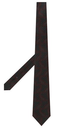 Мужской шелковый галстук ERMENEGILDO ZEGNA темно-синего цвета, арт. Z2D35T/1UM | Фото 2 (Материал: Текстиль, Шелк; Принт: С принтом)