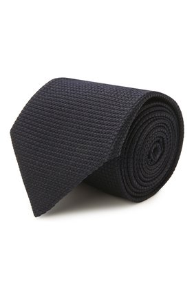 Мужской шелковый галстук ERMENEGILDO ZEGNA темно-синего цвета по цене 16700 руб., арт. Z2D30T/1UM | Фото 1 Мужской шелковый галстук ERMENEGILDO ZEGNA темно-синего цвета, арт. Z2D30T/1UM | Фото 1