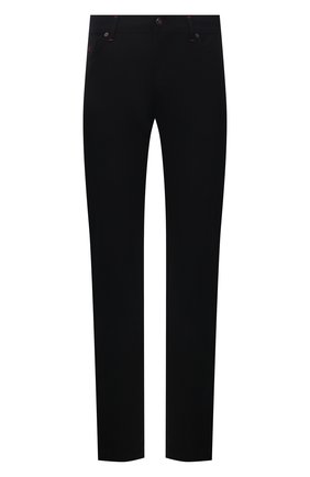 Мужские кашемировые брюки MARCO PESCAROLO черного цвета, арт. NERAN0M18/ZIP/4442 | Фото 1 (Материал внешний: Шерсть, Кашемир; Длина (брюки, джинсы): Стандартные; Случай: Повседневный; Стили: Кэжуэл)