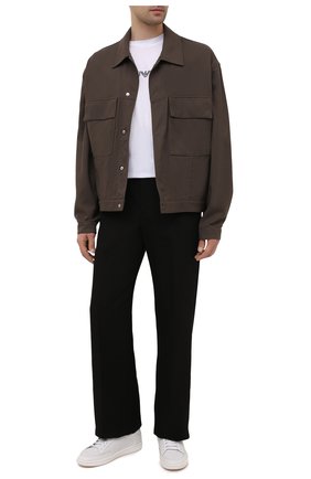 Мужская хлопковая футболка EMPORIO ARMANI белого цвета по цене 6695 руб., арт. 8N1TN5/1JPZZ | Фото 2 Мужская хлопковая футболка EMPORIO ARMANI белого цвета, арт. 8N1TN5/1JPZZ | Фото 2