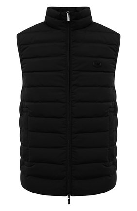 Мужской пуховый жилет EMPORIO ARMANI черного цвета по цене 19350 руб., арт. 8N1BQ1/1NLRZ | Фото 1 Мужской пуховый жилет EMPORIO ARMANI черного цвета, арт. 8N1BQ1/1NLRZ | Фото 1