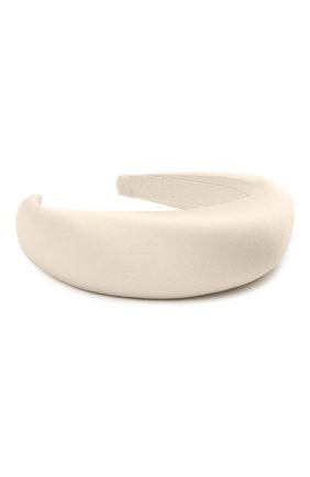 Женский ободок для волос FLOWER ME кремвого цвета по цене 11000 руб., арт. HAIRBAND-NS023010L | Фото 2 Женский ободок для волос FLOWER ME кремвого цвета, арт. HAIRBAND-NS023010L | Фото 2