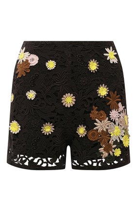 Женские хлопковые шорты VALENTINO темно-коричневого цвета по цене 244500 руб., арт. VB0RF1P03QG | Фото 1 Женские хлопковые шорты VALENTINO темно-коричневого цвета, арт. VB0RF1P03QG | Фото 1