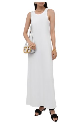 Женские текстильные босоножки JIL SANDER коричневого цвета по цене 53350 руб., арт. JS36111A-13211 | Фото 2 Женские текстильные босоножки JIL SANDER коричневого цвета, арт. JS36111A-13211 | Фото 2