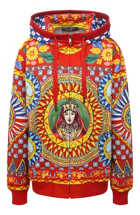 Женский хлопковый кардиган DOLCE & GABBANA разноцветного цвета по цене 73050 руб., арт. F9I40T/FI76H | Фото 1 Женский хлопковый кардиган DOLCE & GABBANA разноцветного цвета, арт. F9I40T/FI76H | Фото 1