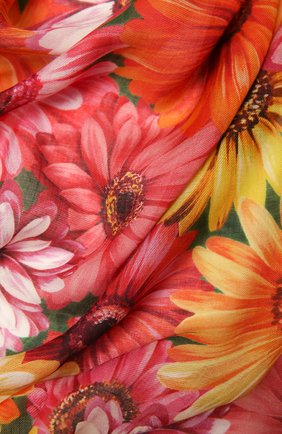 Женский шарф DOLCE & GABBANA розового цвета, арт. FS209A/G3SD0 | Фото 2 (Материал: Текстиль; Принт: С принтом)