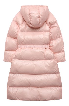 Детское пуховое пальто EMPORIO ARMANI розового цвета по цене 29950 руб., арт. 6K3L08/1NWPZ | Фото 2 Детское пуховое пальто EMPORIO ARMANI розового цвета, арт. 6K3L08/1NWPZ | Фото 2 (Материал внешний: Синтетический материал; Рукава: Длинные; Материал подклада: Синтетический материал; Материал утеплителя: Пух и перо; Девочки Кросс-КТ: Пуховик-верхняя одежда; Кросс-КТ: Сезон: зима; Ростовка одежда: 10 - 11 лет | 140 - 146см, 13 - 15 лет | 158 см, 16 лет | 164 см, 4 года | 104 см, 5 лет | 110 см, 6 лет | 116 см, 7 лет | 122 см, 8 лет | 128 см)