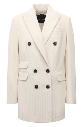 Женский хлопковый жакет KITON кремвого цвета по цене 299500 руб., арт. D52501K0598A | Фото 1 Женский хлопковый жакет KITON кремвого цвета, арт. D52501K0598A | Фото 1