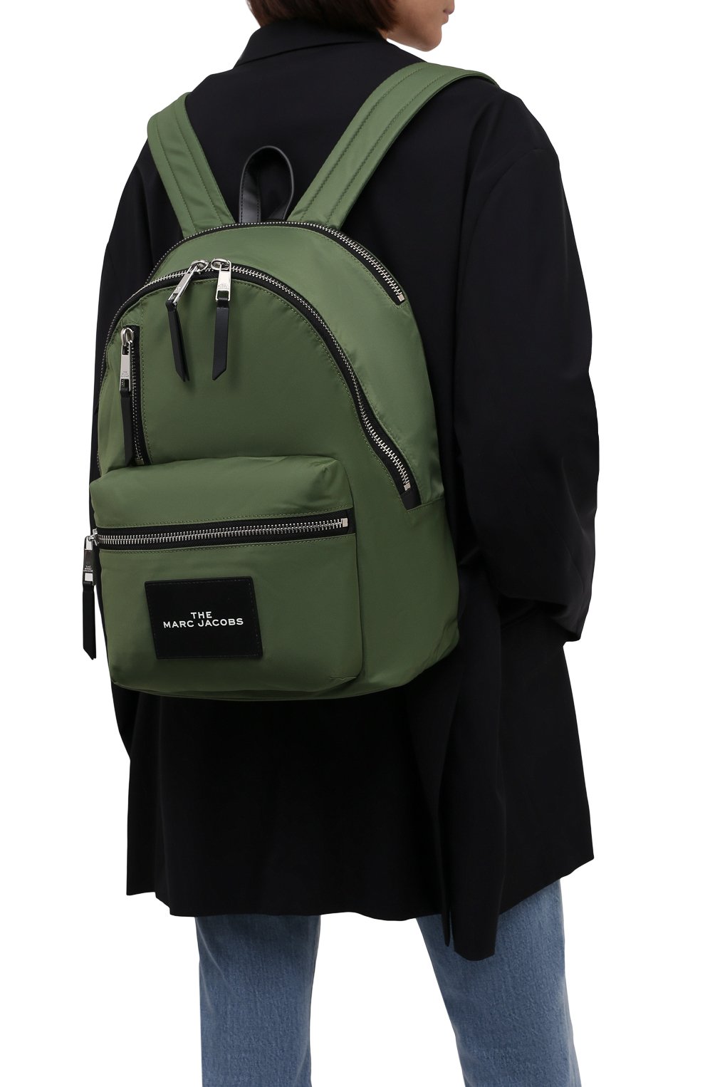 Женский рюкзак MARC JACOBS (THE) темно-зеленого цвета по цене 27100 руб., арт. H303M02PF21 | Фото 2 Женский рюкзак MARC JACOBS (THE) темно-зеленого цвета, арт. H303M02PF21 | Фото 2