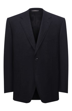 Мужской шерстяной пиджак CANALI темно-синего цвета по цене 118000 руб., арт. 11288/CU02736/112/60-64 | Фото 1 Мужской шерстяной пиджак CANALI темно-синего цвета, арт. 11288/CU02736/112/60-64 | Фото 1