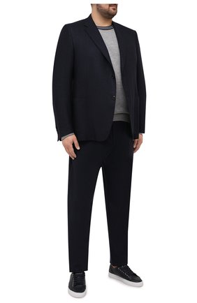 Мужской шерстяной пиджак CANALI темно-синего цвета по цене 146500 руб., арт. 11288/CU02736/112/60-64 | Фото 2 Мужской шерстяной пиджак CANALI темно-синего цвета, арт. 11288/CU02736/112/60-64 | Фото 2 (Материал внешний: Шерсть; Пиджаки М: Прямой; Случай: Коктейльный; Big sizes: Big Sizes; Длина (для топов): Стандартные; Материал подклада: Купро; 1-2-бортные: Однобортные; Стили: Классический; Рукава: Длинные; Региональные ограничения белый список (Axapta Mercury): RU)