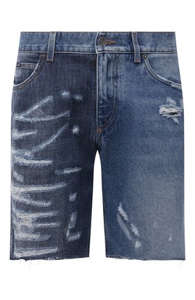 Мужские джинсовые шорты DOLCE & GABBANA синего цвета по цене 62650 руб., арт. GWUACD/G8EM1 | Фото 1 Мужские джинсовые шорты DOLCE & GABBANA синего цвета, арт. GWUACD/G8EM1 | Фото 1