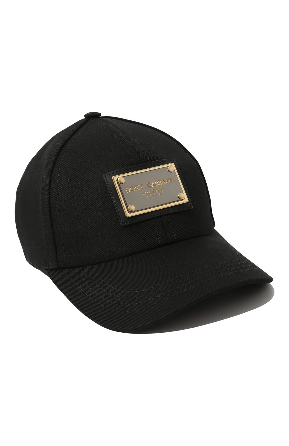 Мужской хлопковая бейсболка DOLCE & GABBANA черного цвета, арт. GH590A/GEV11 | Фото 1