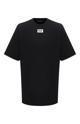 Мужская футболка DOLCE & GABBANA черного цвета по цене 41650 руб., арт. G8NE8T/FUGK4 | Фото 1 Мужская футболка DOLCE & GABBANA черного цвета, арт. G8NE8T/FUGK4 | Фото 1
