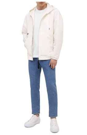 Мужская хлопковая футболка DOLCE & GABBANA белого цвета по цене 21450 руб., арт. G8NC5T/FU7EQ | Фото 2 Мужская хлопковая футболка DOLCE & GABBANA белого цвета, арт. G8NC5T/FU7EQ | Фото 2