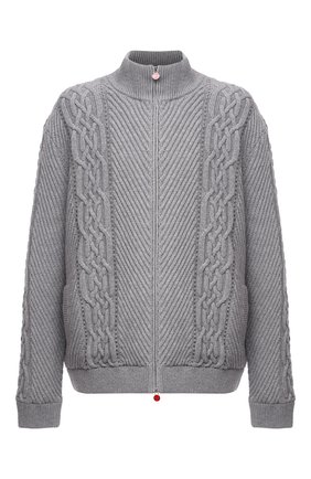 Мужской кашемировый кардиган KITON серого цвета по цене 597500 руб., арт. UMK0057/4XL-8XL | Фото 1 Мужской кашемировый кардиган KITON серого цвета, арт. UMK0057/4XL-8XL | Фото 1 (Рукава: Длинные; Материал внешний: Шерсть, Кашемир; Длина (для топов): Стандартные; Стили: Кэжуэл; Big sizes: Big Sizes; Мужское Кросс-КТ: Кардиган-одежда)