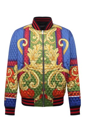 Мужской утепленный бомбер VERSACE разноцветного цвета по цене 172000 руб., арт. 1001029/1A00757 | Фото 1 Мужской утепленный бомбер VERSACE разноцветного цвета, арт. 1001029/1A00757 | Фото 1