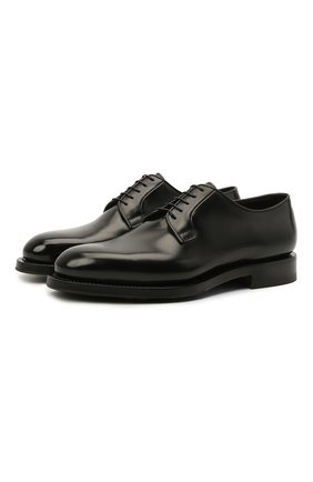 Мужские кожаные дерби SANTONI черного цвета по цене 56100 руб., арт. MCCG17837MH4H0BRN01 | Фото 1 Мужские кожаные дерби SANTONI черного цвета, арт. MCCG17837MH4H0BRN01 | Фото 1