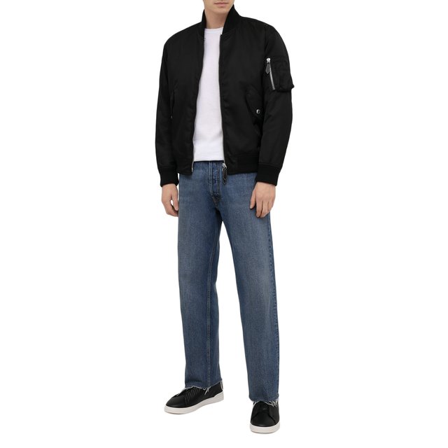 фото Кожаные кеды triple stitch zegna couture