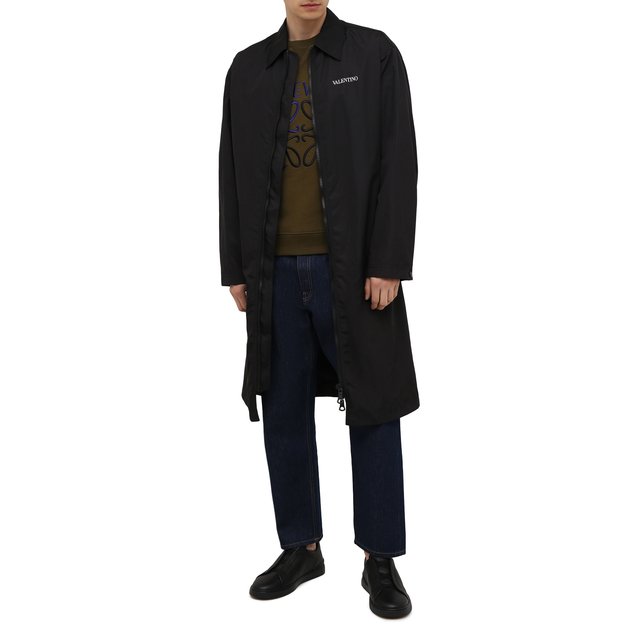 фото Кожаные кеды triple stitch zegna couture