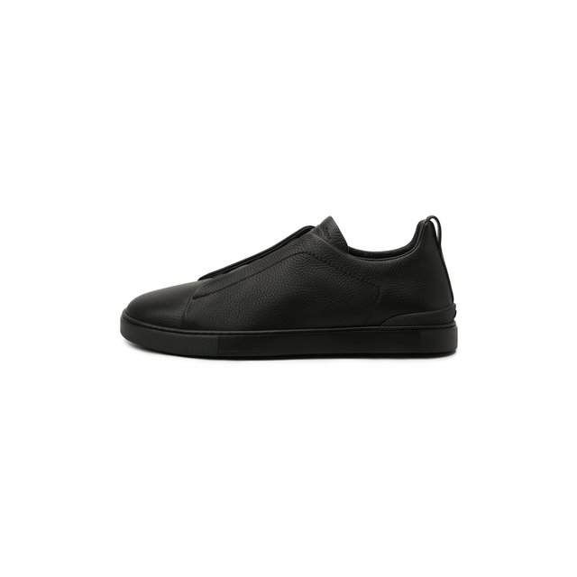 фото Кожаные кеды triple stitch zegna couture