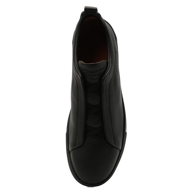 фото Кожаные кеды triple stitch zegna couture