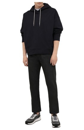 Мужские комбинированные кроссовки piuma Z ZEGNA серого цвета по цене 32650 руб., арт. A5107X-LHCB0 | Фото 2 Мужские комбинированные кроссовки piuma Z ZEGNA серого цвета, арт. A5107X-LHCB0 | Фото 2