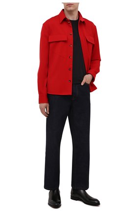 Мужские кожаные челси ZEGNA COUTURE черного цвета по цене 84950 руб., арт. A4373X-LHB0C | Фото 2 Мужские кожаные челси ZEGNA COUTURE черного цвета, арт. A4373X-LHB0C | Фото 2