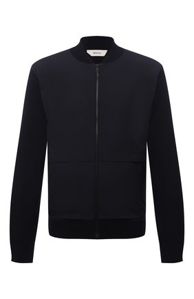 Мужской комбинированный кардиган Z ZEGNA темно-синего цвета по цене 64200 руб., арт. VYP64/ZZ178 | Фото 1 Мужской комбинированный кардиган Z ZEGNA темно-синего цвета, арт. VYP64/ZZ178 | Фото 1