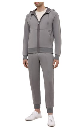 Мужской толстовка ERMENEGILDO ZEGNA серого цвета по цене 133000 руб., арт. UY564/815 | Фото 2 Мужской толстовка ERMENEGILDO ZEGNA серого цвета, арт. UY564/815 | Фото 2