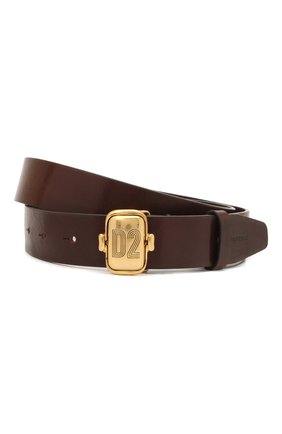 Мужской кожаный ремень DSQUARED2 коричневого цвета по цене 16550 руб., арт. BEM0371 12900001 | Фото 1 Мужской кожаный ремень DSQUARED2 коричневого цвета, арт. BEM0371 12900001 | Фото 1