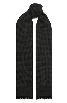 Мужской шарф из шерсти и шелка KITON темно-серого цвета по цене 24450 руб., арт. USCIACX0291A | Фото 1 Мужской шарф из шерсти и шелка KITON темно-серого цвета, арт. USCIACX0291A | Фото 1 (Материал: Шерсть, Текстиль; Кросс-КТ: шерсть)