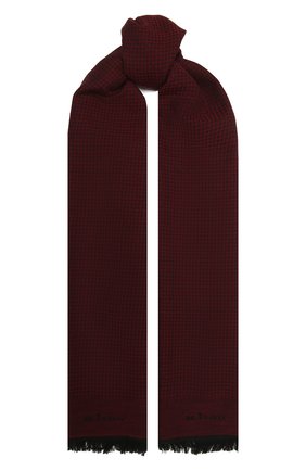Мужской шарф из шерсти и шелка KITON бордового цвета по цене 24450 руб., арт. USCIACX0291A | Фото 1 Мужской шарф из шерсти и шелка KITON бордового цвета, арт. USCIACX0291A | Фото 1 (Материал: Шерсть, Текстиль; Кросс-КТ: шерсть)