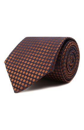 Мужской шелковый галстук KITON коричневого цвета по цене 23200 руб., арт. UCRVKLC08G72 | Фото 1 Мужской шелковый галстук KITON коричневого цвета, арт. UCRVKLC08G72 | Фото 1