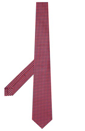 Мужской шелковый галстук KITON красного цвета, арт. UCRVKLC08G72 | Фото 2 (Материал: Текстиль, Шелк; Принт: С принтом)