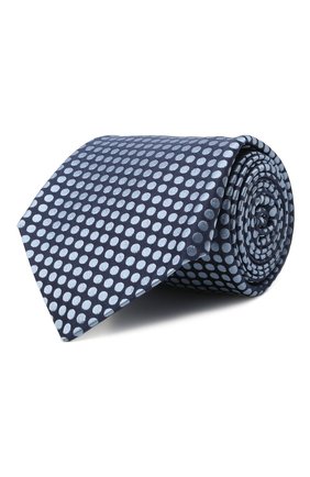 Мужской шелковый галстук KITON голубого цвета по цене 23200 руб., арт. UCRVKLC08G72 | Фото 1 Мужской шелковый галстук KITON голубого цвета, арт. UCRVKLC08G72 | Фото 1