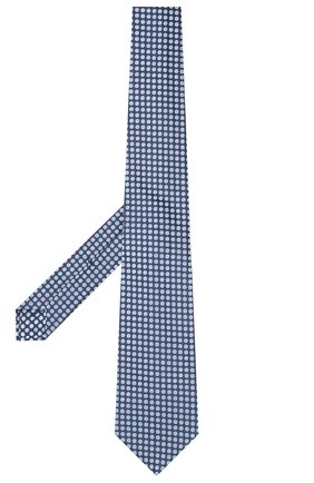 Мужской шелковый галстук KITON голубого цвета по цене 23200 руб., арт. UCRVKLC08G72 | Фото 2 Мужской шелковый галстук KITON голубого цвета, арт. UCRVKLC08G72 | Фото 2
