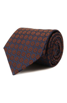 Мужской шелковый галстук KITON коричневого цвета по цене 23200 руб., арт. UCRVKLC08G58 | Фото 1 Мужской шелковый галстук KITON коричневого цвета, арт. UCRVKLC08G58 | Фото 1