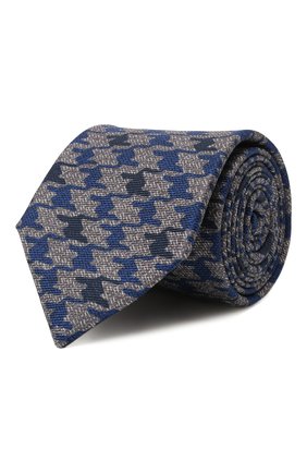 Мужской шелковый галстук KITON серого цвета, арт. UCRVKLC08G47 | Фото 1 (Материал: Текстиль, Шелк; Принт: С принтом; Региональные ограничения белый список (Axapta Mercury): RU)