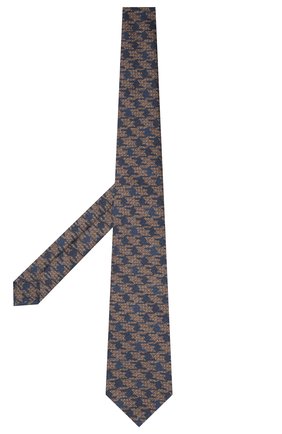Мужской шелковый галстук KITON коричневого цвета по цене 25550 руб., арт. UCRVKLC08G47 | Фото 2 Мужской шелковый галстук KITON коричневого цвета, арт. UCRVKLC08G47 | Фото 2