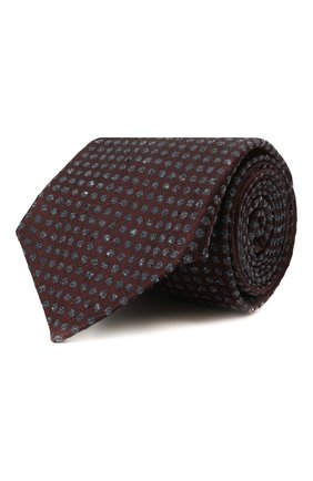 Мужской галстук из шелка и шерсти KITON бордового цвета по цене 25550 руб., арт. UCRVKLC08G26 | Фото 1 Мужской галстук из шелка и шерсти KITON бордового цвета, арт. UCRVKLC08G26 | Фото 1