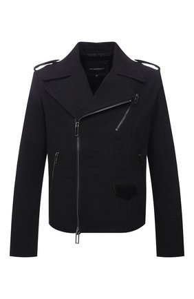 Мужская хлопковая куртка EMPORIO ARMANI черного цвета по цене 37700 руб., арт. 6K1B65/1DE9Z | Фото 1 Мужская хлопковая куртка EMPORIO ARMANI черного цвета, арт. 6K1B65/1DE9Z | Фото 1