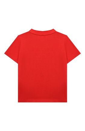 Детский хлопковая футболка STELLA MCCARTNEY красного цвета по цене 3130 руб., арт. 603085/SQJG4 | Фото 2 Детский хлопковая футболка STELLA MCCARTNEY красного цвета, арт. 603085/SQJG4 | Фото 2