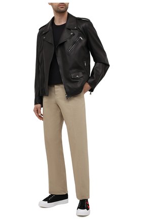 Мужские текстильные кеды DSQUARED2 черного цвета по цене 17250 руб., арт. SNM0171 00300001 | Фото 2 Мужские текстильные кеды DSQUARED2 черного цвета, арт. SNM0171 00300001 | Фото 2