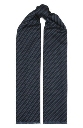 Мужской шарф из кашемира и шелка LORO PIANA синего цвета по цене 89950 руб., арт. FAL6653 | Фото 1 Мужской шарф из кашемира и шелка LORO PIANA синего цвета, арт. FAL6653 | Фото 1 (Материал: Текстиль, Шерсть, Кашемир, Шелк; Кросс-КТ: кашемир, шелк)